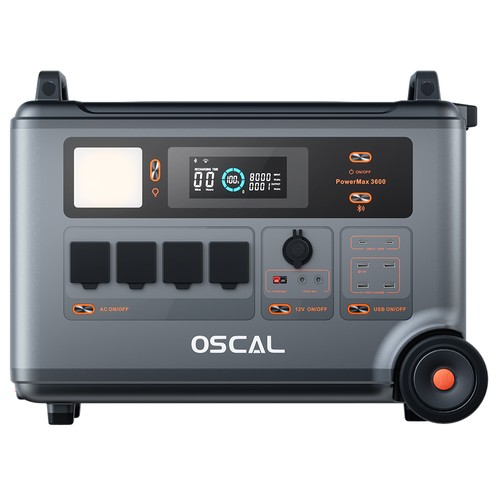 Blackview Oscal PowerMax 3600 Rugged Power Station Blackview Oscal PM400 400W hopfällbar solpanel