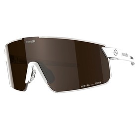 Powster Phantom Cycling Glasses - Black, White Frame