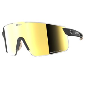 Powster Phantom Cycling Glasses - Golden, Black Frame