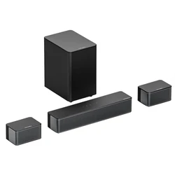 Ultimea Poseidon D50 5.1 Channel Soundbar with Subwoofer and Rear Surround Speakers, Adjustable Surround Level, 3 EQ Modes
