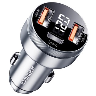ESSAGER 80W Car Charger Gray