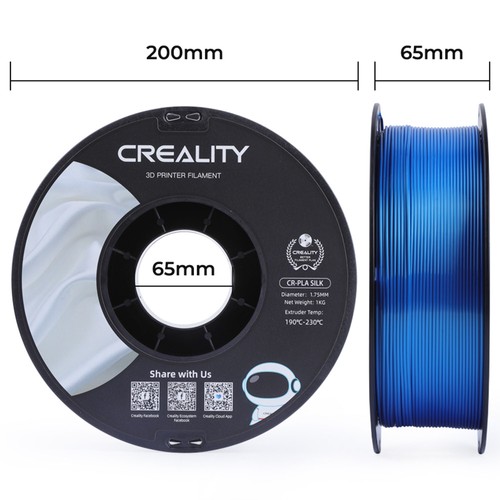 Creality CR-Silk PLA-Filament 1 kg – Blau