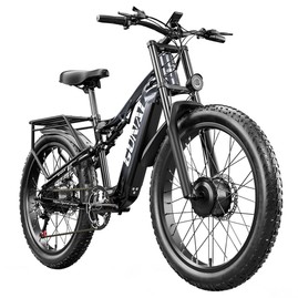 GUNAI GN68 Electric Bike 2*1000 Motor 48V 17.5Ah Battery 26*3.0-inch Fat Tires 50km/h Max Speed 60miles Max Range