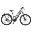 Eleglide C1 ST 27.5-inch Step-through Trekking Bike with 250W Ananda Mid-Drive Motor, 14.5Ah Battery, Max 150km Range, Hydraulic Suspension & Hydraulic Disc Brakes Shimano 7 Gears - Black