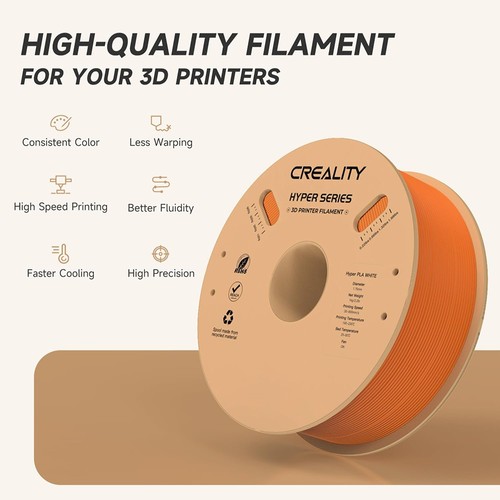 Creality Hyper-PLA Filament 1kg - Orange