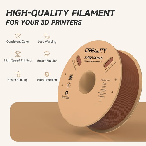 Creality Hyper-PLA-Filament 1 kg – Braun