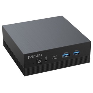 MINIX Z100-Aero Mini PC, Intel Alder Lake-N100 4 Cores Up to 3.4GHz, 16GB RAM 512GB SSD, WiFi 5 Bluetooth 5.1, 1*DP+1*HDMI 2.1+1*Type-C 4K@60Hz Triple Display, 2*RJ45, 1G+2.5G Dual Ethernet, 4*USB 3.2, 1*Audio – EU Plug