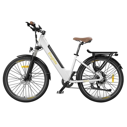 Eleglide T1 Step-Thru Elektrofahrrad 36V 13Ah 250W 25Km/h Weiß