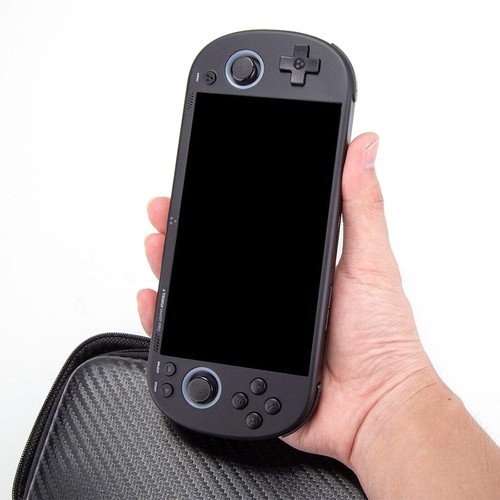 TRIMUI Smart Pro Handheld-Spielekonsole 128 GB TF-Karte Schwarz