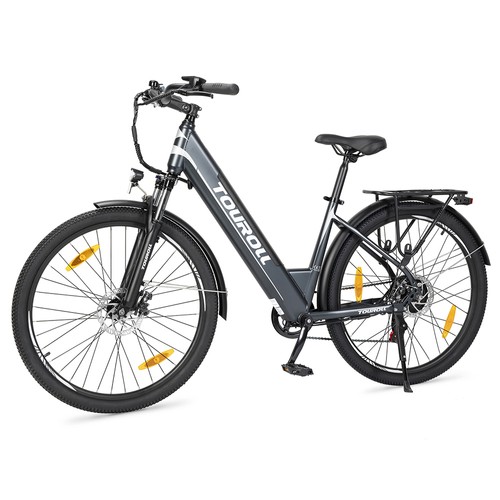 Touroll J1 ST 27,5 tum Trekking Bike 15,6Ah Batteri Max 100 km Räckvidd