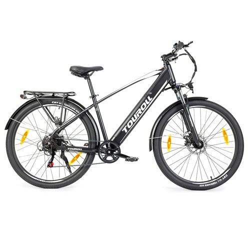 Touroll J1 27.5 inch e-Bike 15.6Ah Battery Max 100km Range Black | Poland