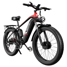 Elektrický bicykel DUOTTS F26 26 palcový 55 km/h 20 Ah 750 W*2 dva motory čierny