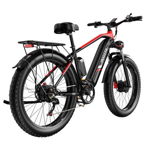 DUOTTS F26 Elektrofahrrad 26 Zoll 55 km/h 20 Ah 750 W*2 Doppelmotoren Schwarz