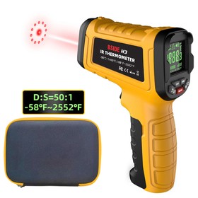 BSIDE H3 Infrared Thermometer Gun Yellow No Battery