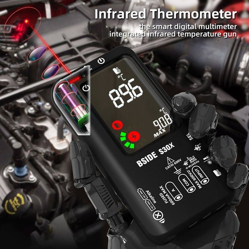 BSIDE S30 Digital Multimeter Svart