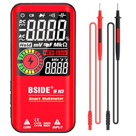 BSIDE S10 Smart Digital Multimeter Red without Battery