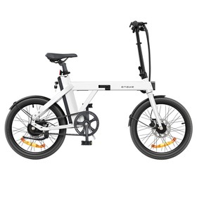 ENGWE P20 دراجة كهربائية 9.6Ah 250W حزام الكربون مستشعر عزم الدوران أبيض