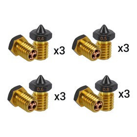 12pcs TWO TREES E3D CHT Nozzle with PTFE Coating