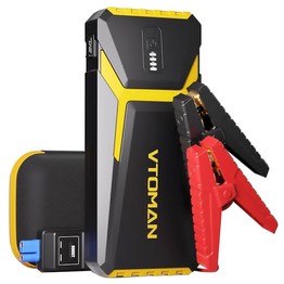 VTOMAN V10 PRO 4500A Car Jump Starter with LED Lights Type C Quick Charge for 12V Vehicles