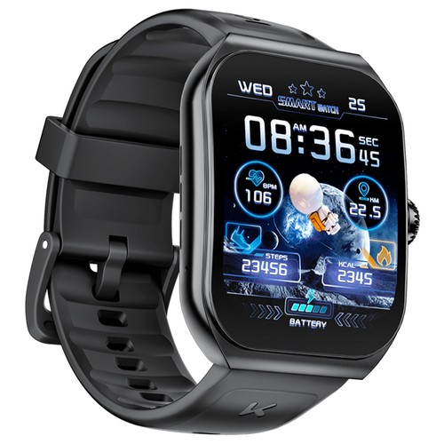 KUMI KU7 Smartwatch Schwarz