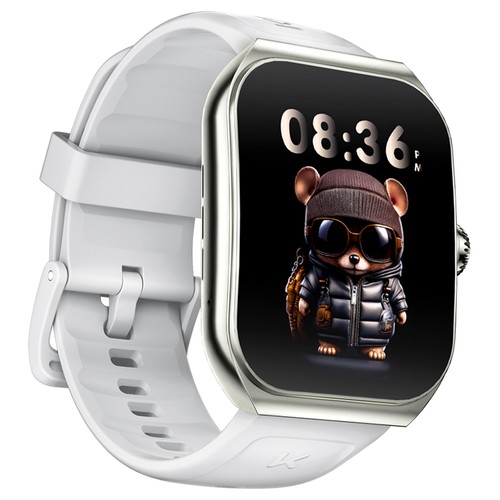 KUMI KU7 Smartwatch Silber