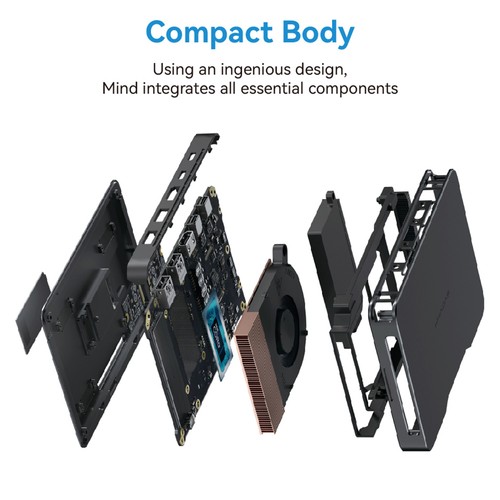 KHADAS Mind Premium Mini PC 32+1TB EU Plug