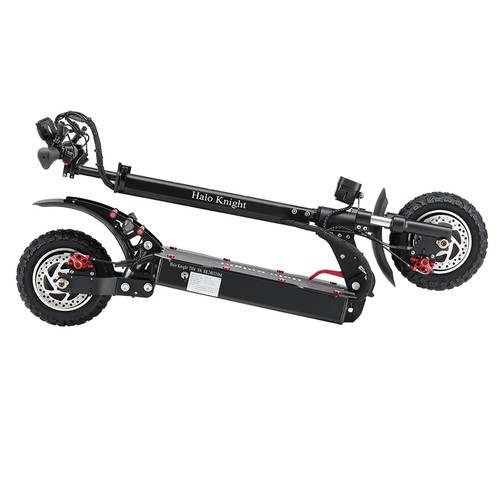 Halo Knight T104 Elektroroller 10 Zoll Offroad-Reifen 52V 1000W*2 Motor 65km/h Höchstgeschwindigkeit 52V 21Ah Batterie 45km Reichweite