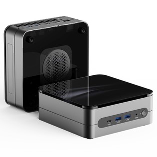 (EU Stock) OUVIS F1K Mini PC, AMD Ryzen 7 7735HS 8 Cores Up to 4.75GHz, AMD Radeon 680M GPU, 16GB DDR5 4800MHz RAM 1TB NVMe SSD, 2xHDMI2.0 1xFull-featured Type-C 4K@60Hz Triple Display, WiFi 6 Bluetooth 5.2, 4xUSB3.2, 1Gbps RJ45 LAN, 3.5mm Audio Out