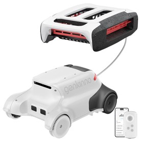 Genkinno P2 Robot Pool Vacuum for Up to 100m²/1000 sq. ft Grey