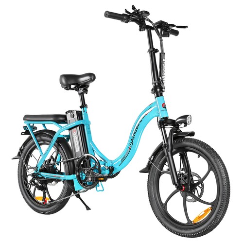 SAMEBIKE CY20 Electric Bike Lake Blue