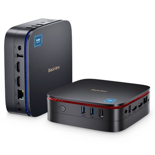 Blackview MP60 Mini PC, Intel N95 4 Cores Up to 3.4GHz, 16GB RAM 1TB SSD, 2*HDMI 4K 60Hz Dual Screen Display, 2.4/5GHz Dual-band WiFi Bluetooth 4.2, 2*USB 3.0 2*USB 2.0 1*1000Mbps LAN 1*Audio Jack