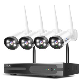 Hiseeu 10CH NVR 3MP WiFi Security Camera System Kit