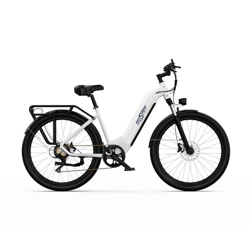 Onesport OT05 Elektrofahrrad 27,5 Zoll Drehmomentsensor 18,2 Ah Weiß