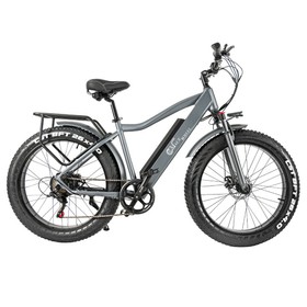 Elektrický bicykel CMACEWHEEL J26 26*4.0'' plášť 750W motor strieborná šedá