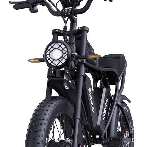 Ridstar Q20 Pro E-Bike 2000 W Motor 55 km/h Geschwindigkeit 52 V 20 Ah Doppelbatterie