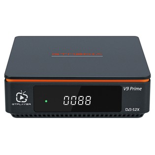 GTMEDIA V9 Prime Satellite Receiver, DVB-S/S2/S2X, HEVC 10Bit, Built-in 2.4G WiFi, Support CA Card, Biss Auto Roll – EU Plug