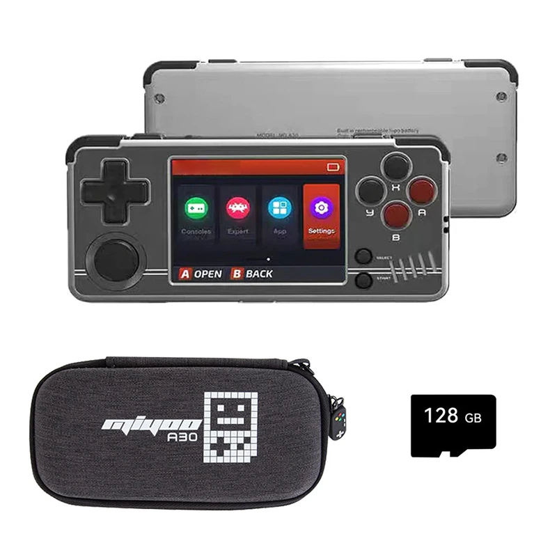 大学 割引 MIYOO Grey Black 128GB Console Game A30 その他