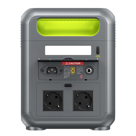 FOSSiBOT F1200 Portable Power Station, 1024Wh Capacity, 1200W Rated Power, 3 LED Light Modes, 7 Output Ports, BMS Protection, <10ms Switchover, 5 Gears Input Regulator, EV-Grade LiFePO4 Battery, 4000+ Cycle Times