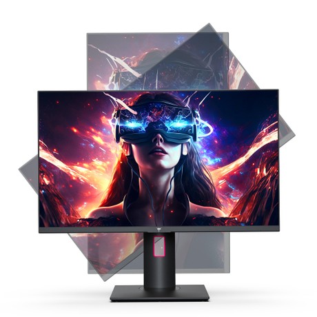 KTC H27P22S 27-inch Gaming Monitor, 3840x2160 UHD AUO 7.0 FAST IPS Panel, HDR400, 160Hz Refresh Rate, 1ms Response Time, 132%sRGB, Compatible with FreeSync and G-SYNC, Low-blue Light, 2*HDMI2.1 2*DP1.4 1*USB2.0, Adjustable Stand & Support VESA Mount