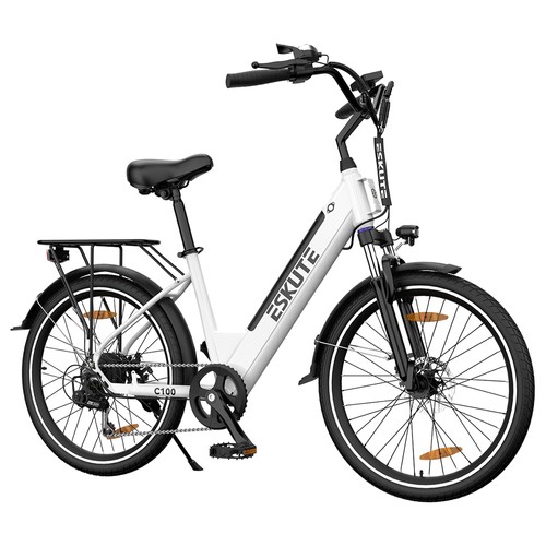 ESKUTE C100 Electric Bike 250W/10.4Ah White | Europe