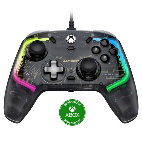 [Xbox Certified] GameSir K1 Kaleid Wired Game Controller, Mechanical D-pad & ABXY, 1-month Free XGPU, RGB, Hall Effect, Compatible with Xbox and Xbox One X/S Series Steam Windows 10/11