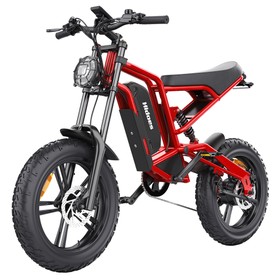 Hidoes B6 elektrobicykel 1200W 48V 15Ah červený