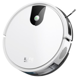 ILIFE G9 Robot Vacuum Cleaner with Mop Function 3000Pa Suction 100mins Runtime 200ml Dustbin Four Cleaning Modes Support Alexa & Google Ideal for Pet Hair Carpets and Hard Floors