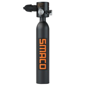 SMACO S300 Plus 0.5L Mini Scuba Tank Black