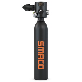 SMACO S500 0.7L Mini Scuba Diving Tank Black