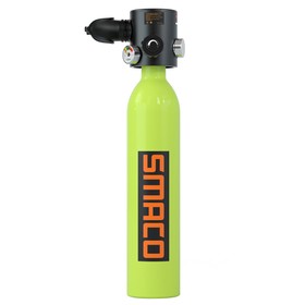 SMACO S500 0.7L Mini Scuba Diving Tank Green
