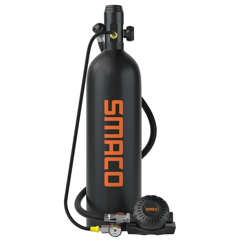 SMACO S700 Plus 2L Scuba Tank - Black