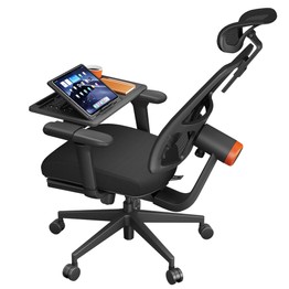 NEWTRAL MagicH-BP Ergonomic Chair with Detachable Workstation Desktop Auto-Following Backrest Adaptive Lower Back Support Adjustable Armrest Headrest