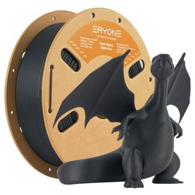 ERYONE Matte Hyper PLA Filament 1kg Black