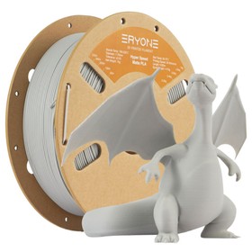 ERYONE Matte Hyper PLA Filament 1kg Grijs